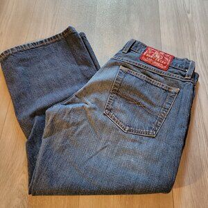 Lucky Brand Dungarees Classic Fit Crop Blue Jeans Size 31